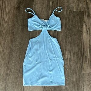 12TH TRIBE // RIBBED CUT OUT DRESS